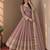 Women's heavy embroidered anarkali kurta pant set with dupatta