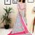 white pure cotton ready to wear saree