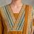 women embroidered empire thread work cotton kurta with trousers & dupatta