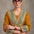 women embroidered empire thread work cotton kurta with trousers & dupatta