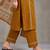 women embroidered empire thread work cotton kurta with trousers & dupatta