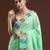 green woven design zari muga saree