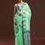 green woven design zari muga saree