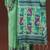 green woven design zari muga saree