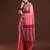 pink woven design muga saree