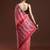 pink woven design muga saree