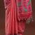 pink woven design muga saree