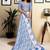 white floral print pure cotton ready to wear saree