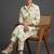 women floral printed regular kurta with trousers
