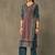women ethnic motifs printed regular cotton kurta with palazzos & with dupatta