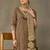women ethnic motifs printed regular cotton kurta with palazzos & with dupatta