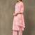women floral printed regular cotton kurta with trousers & with dupatta