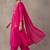 women ethnic thread work cotton kurta with trousers & with dupatta