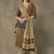 women printed regular cotton kurta with palazzos & with dupatta