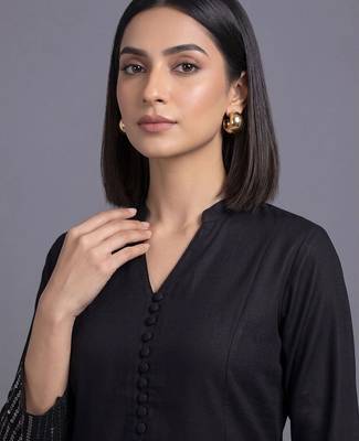women regular sequinned kurta with trousers 2