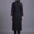 women regular sequinned kurta with trousers
