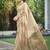 cream floral aari work tissue kanjeevaram saree