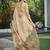 cream floral aari work tissue kanjeevaram saree