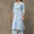 women floral printed regular cotton kurta with palazzos & with dupatta