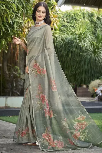 sea_green floral aari work tissue designer kanjeevaram saree