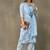 women floral printed regular cotton kurta with palazzos & with dupatta