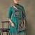 women ethnic motifs printed regular cotton kurta with palazzos & with dupatta