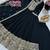 Women's black heavy zari & sequins work anarkali suit set with straight pant and embroidered dupatta