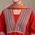 women ethnic motifs printed regular cotton kurta with trousers & with dupatta