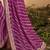 purple leheriya embroidered saree