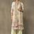 women floral printed regular kurta with trousers & with dupatta