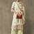 women floral printed regular kurta with trousers & with dupatta