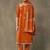 women ethnic motifs embroidered regular thread work cotton kurta with trousers & with dupatta