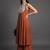 women ethnic motifs embroidered panelled thread work silk georgette kurta with palazzos