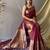 maroon ethnic motifs woven design zari kanjeevaram saree