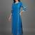 women ethnic motifs embroidered regular thread work kurta with trousers