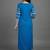 women ethnic motifs embroidered regular thread work kurta with trousers