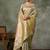 green woven design zari silk blend banarasi saree