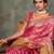purple woven design silk blend banarasi saree