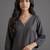 women regular thread work kurta with trousers