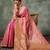 purple woven design silk blend banarasi saree