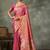 purple woven design silk blend banarasi saree