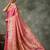purple woven design silk blend banarasi saree