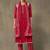 women ethnic motifs embroidered regular thread work cotton kurta with trousers & with dupatta