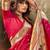 pink ethnic motifs woven design zari paithani saree