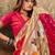 pink ethnic motifs woven design zari paithani saree