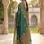 green ethnic motifs zari poly chiffon saree