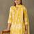 women floral printed regular cotton kurta with palazzos & with dupatta