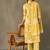 women floral printed regular cotton kurta with palazzos & with dupatta