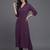 women regular silk crepe kurta with trousers