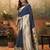navy_blue woven design zari paithani saree